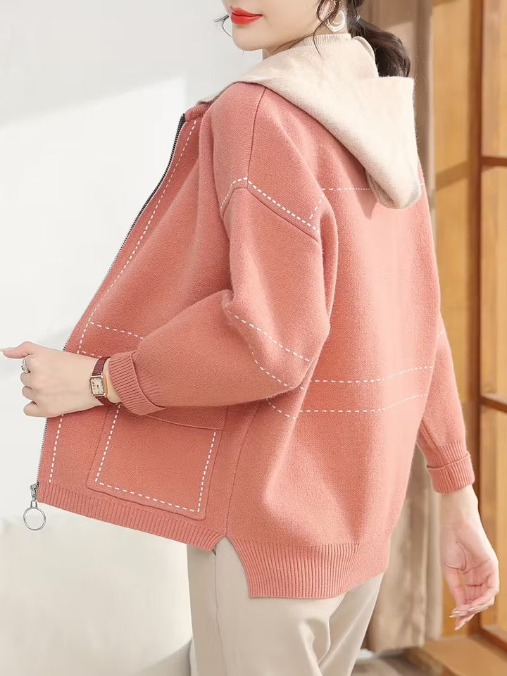 Women's Hooded Zip-Front Jacket