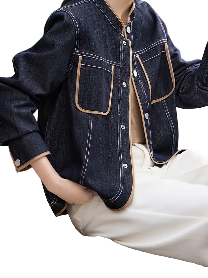 Women's Jacket with Contrast Trim