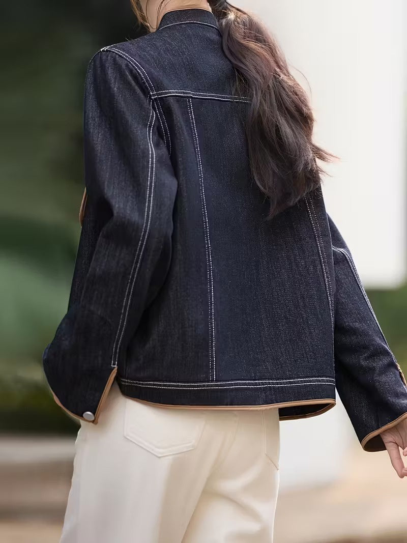Women's Jacket with Contrast Trim