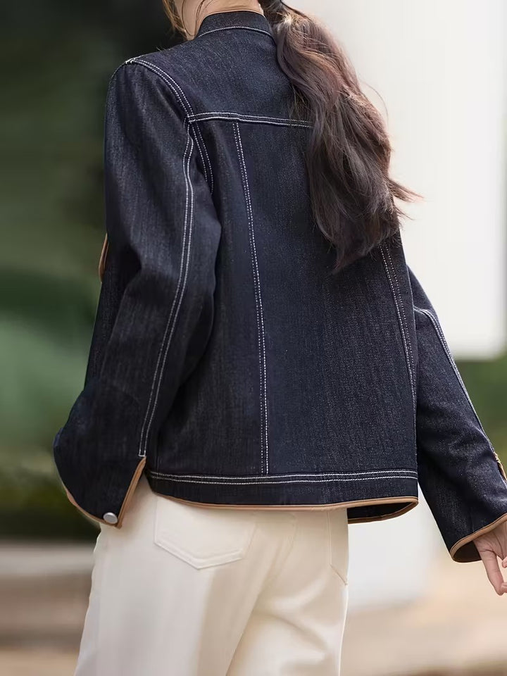 Women's Jacket with Contrast Trim