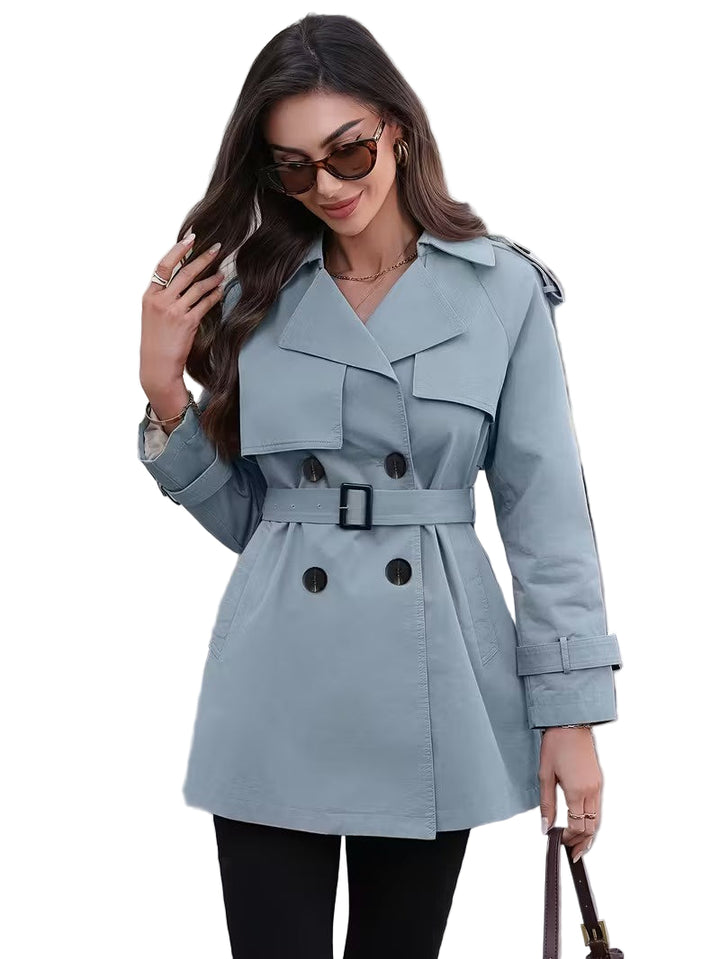 Women's Trench Coat with Belt
