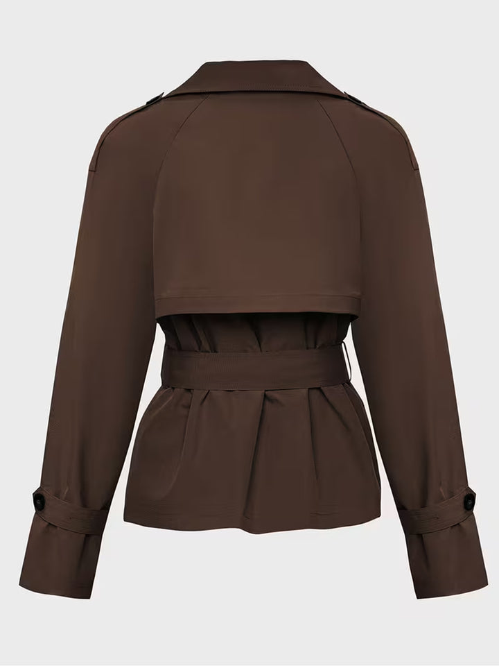 Women’s Double Breasted Belted Trench Coat