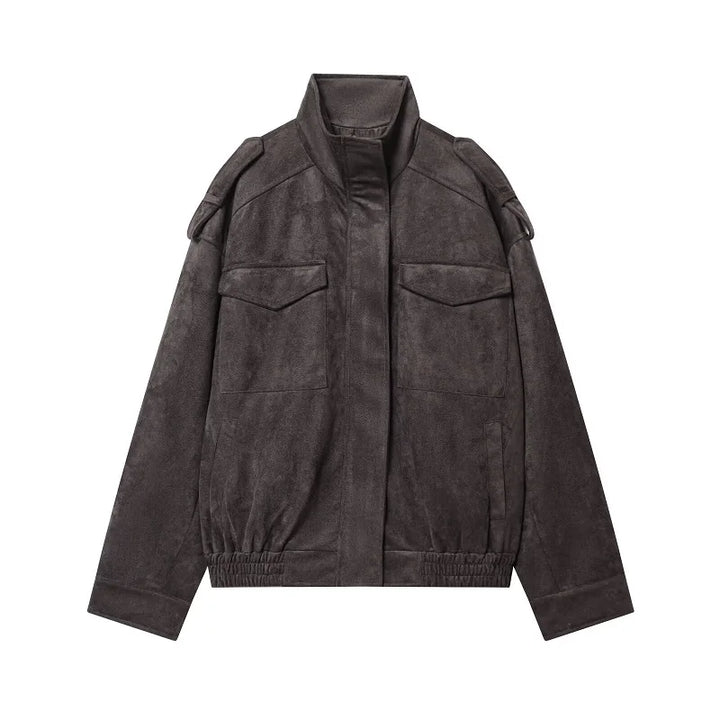 Women’s High-Neck Utility Jacket