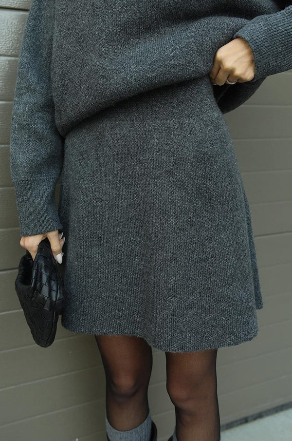 Women’s Knit Jumper and Skirt Set