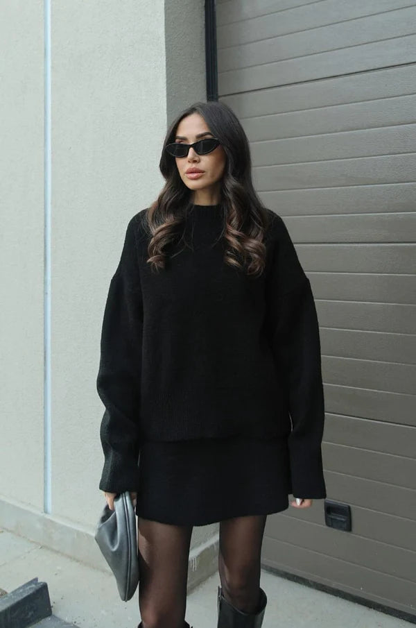 Women’s Knit Jumper and Skirt Set