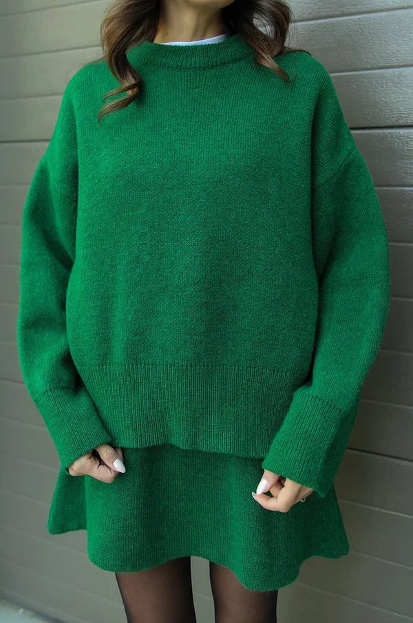 Women’s Knit Jumper and Skirt Set