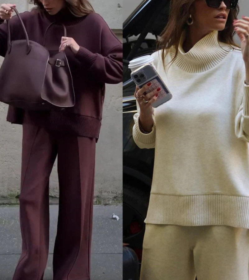 Women’s Knit Jumper and Trousers Set