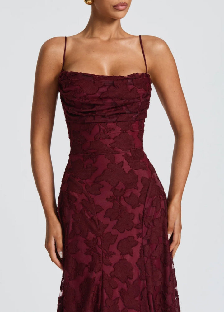 Women’s Lace Spaghetti Strap Maxi Dress