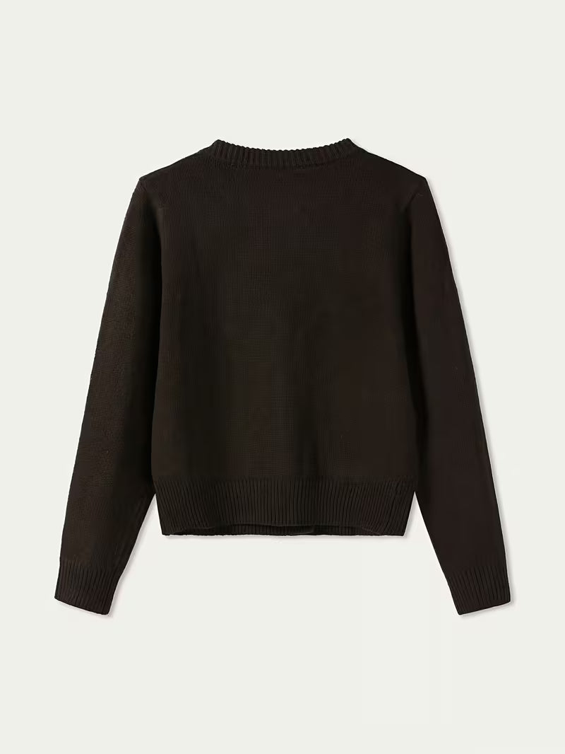 Women’s Long Sleeve Button Front Knit Cardigan
