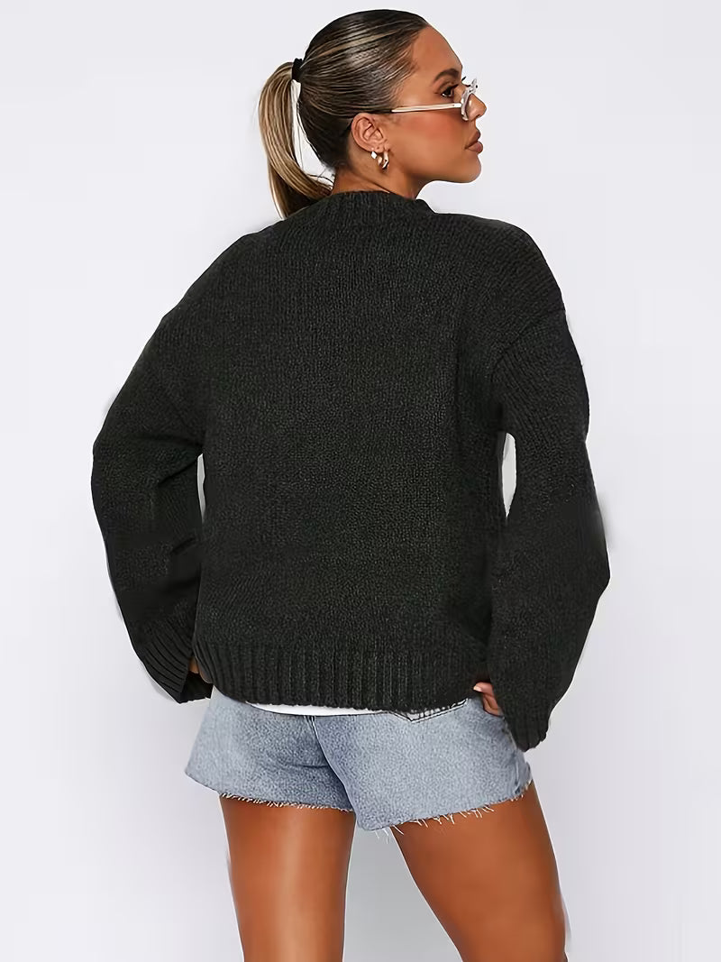Women’s Oversized Ribbed Knit Sweater