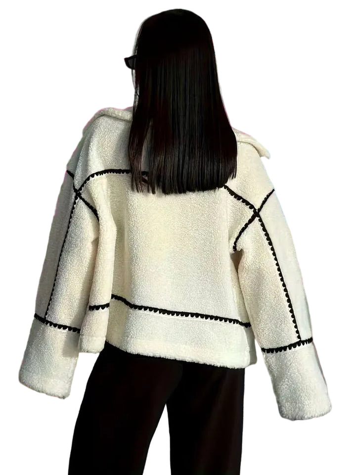 Women’s Zip Front Sherpa Fleece Jacket